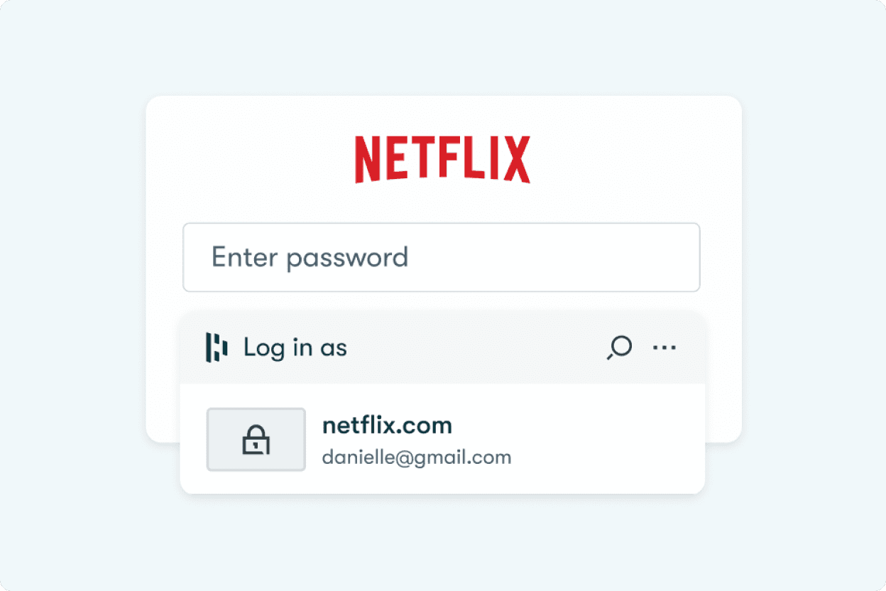 Example of password autofill prompt