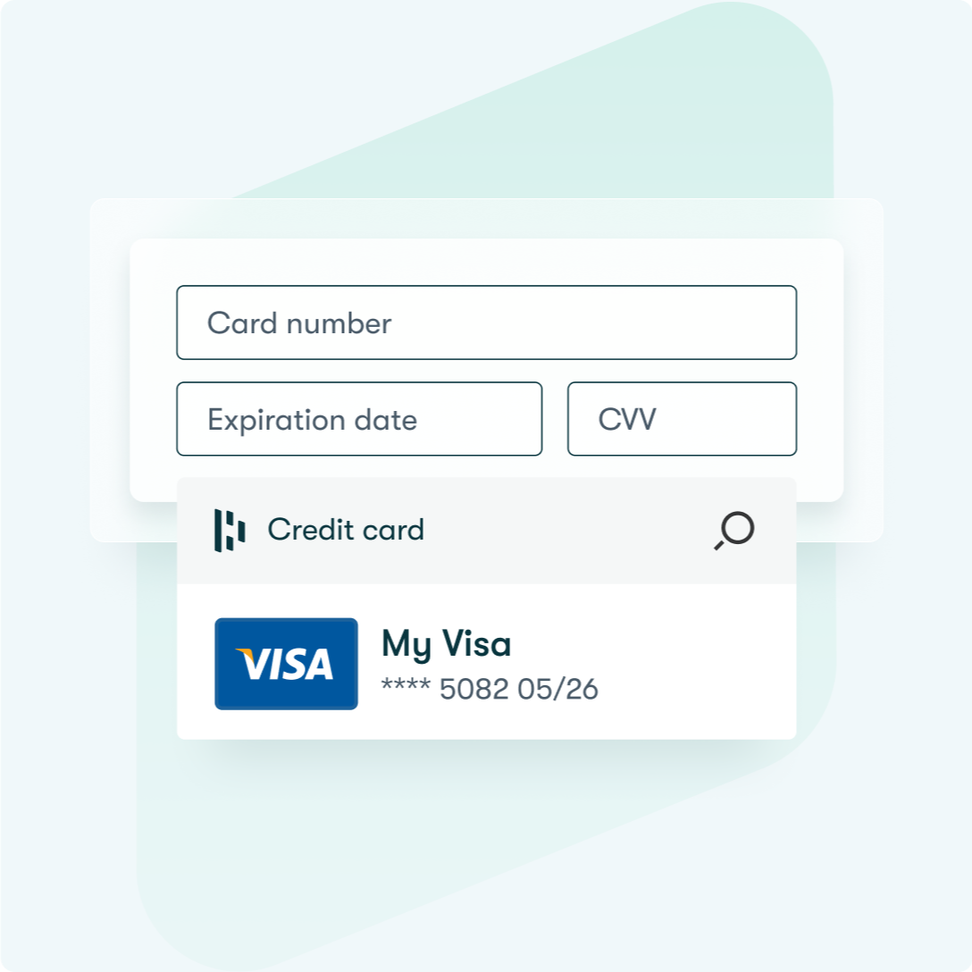 This image shows how Dashlane simplifies online checkouts with its autofill feature.