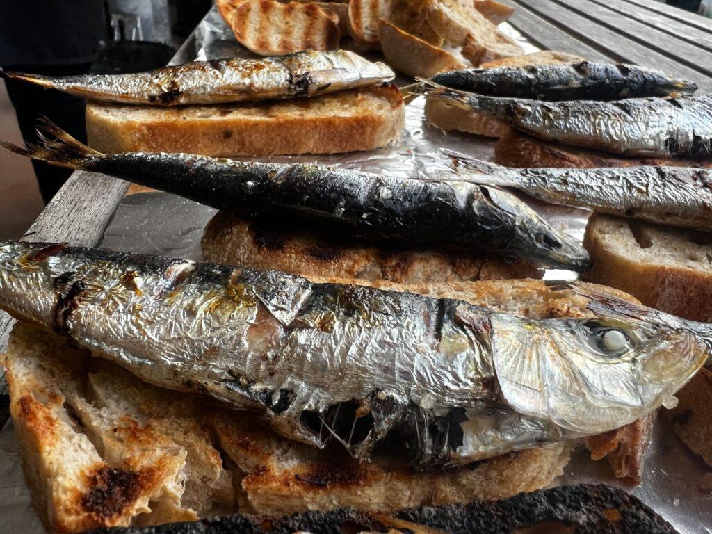 Sardines on toast