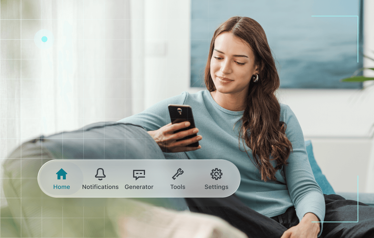 A green and blue background with three blue slanted rectangles in the middle. A white Dashlane logo is overlaid on top.
