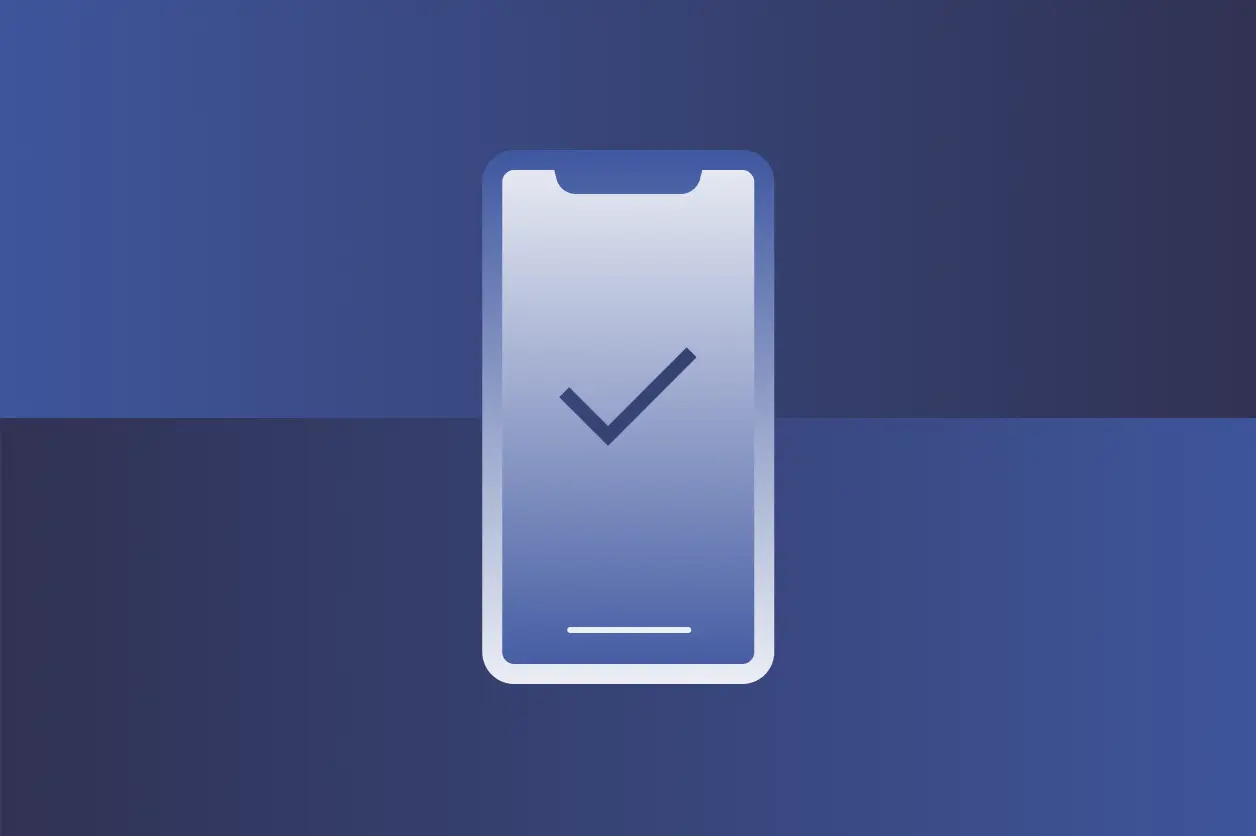 A green and blue background with three blue slanted rectangles in the middle. A white Dashlane logo is overlaid on top.