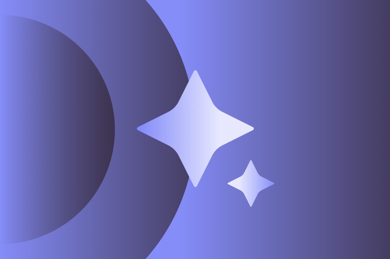 A green and blue background with three blue slanted rectangles in the middle. A white Dashlane logo is overlaid on top.