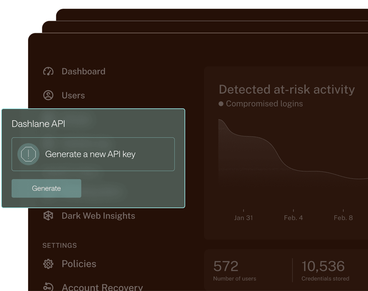 Admin Console imagery showing how custom integrations can be created.